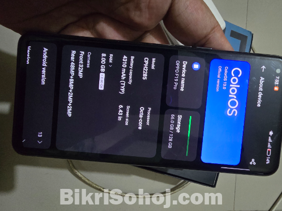 Oppo f19 pro 8/128